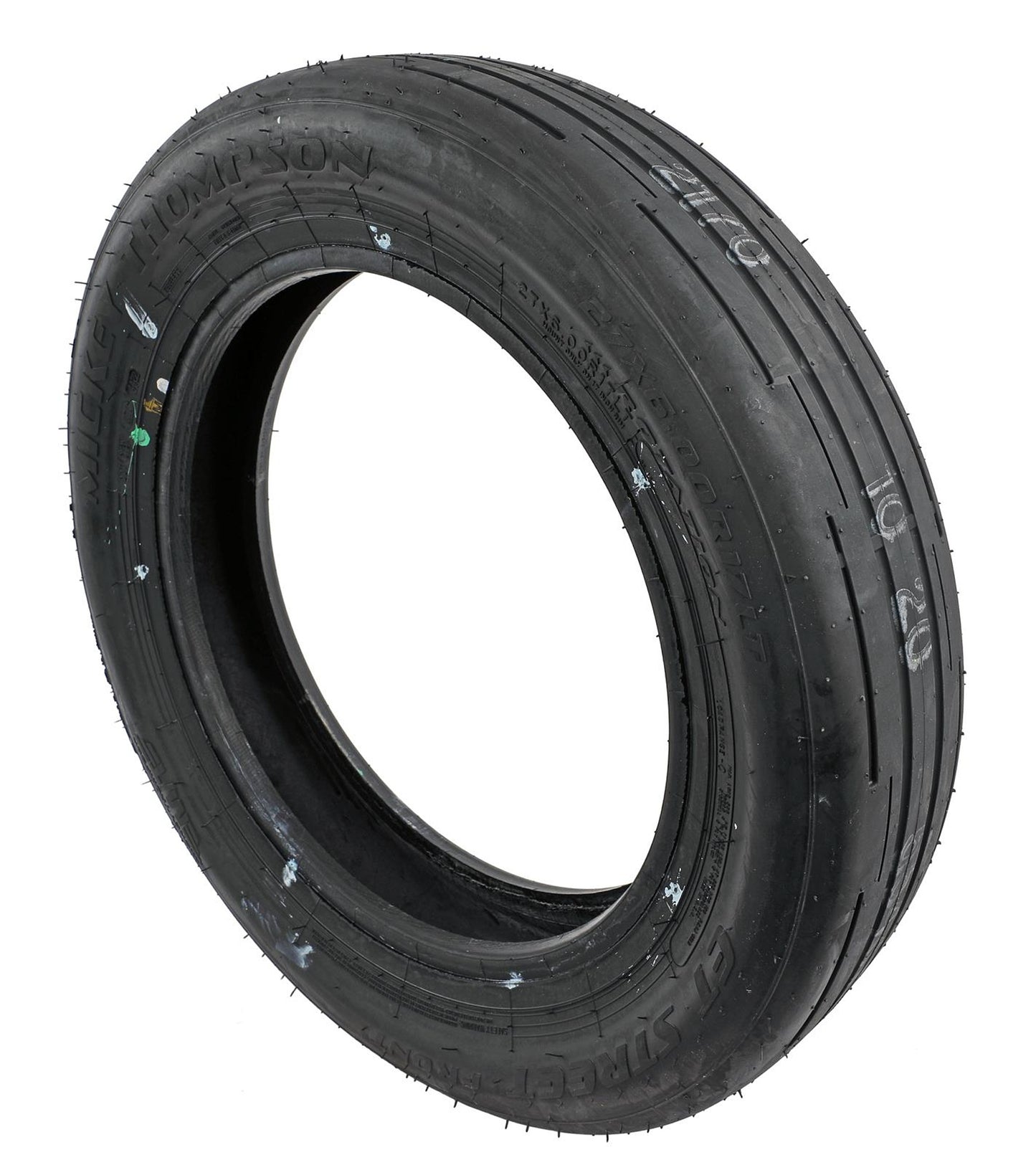 Mickey Thompson Tire - ET Street Front - 27.0 X 6.0R-17LT - Radial - R2 Compound - DOT Approved - Black Sidewall - Each