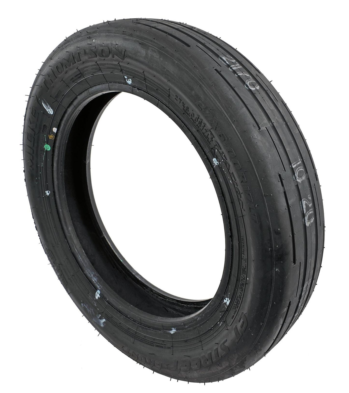 Mickey Thompson Tire - ET Street Front - 27.0X6.00R-17LT - Radial - DOT Approved - Black Sidewall - Each