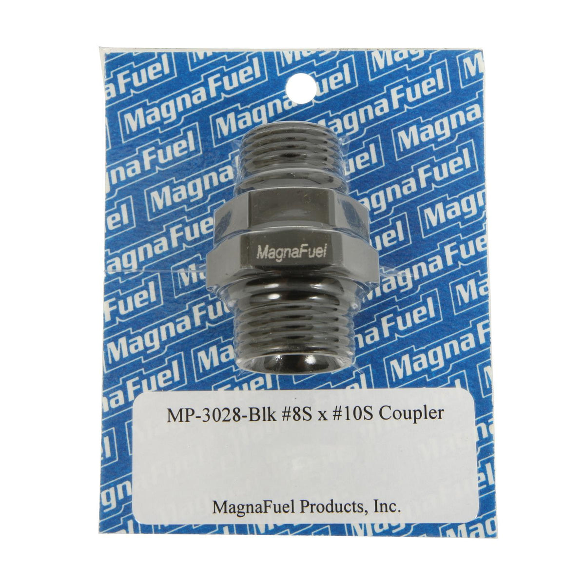 Magnafuel/Magnaflow Fuel Systems Fitting - Adapter - Straight - 10 AN Male O-Ring to 8 AN Male O-Ring - Aluminum -
