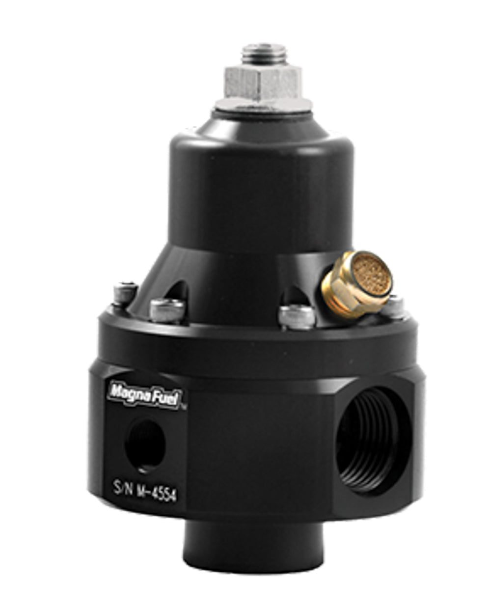 Magnafuel/Magnaflow Fuel Systems Fuel Pressure Regulator - ProStar EFI - 35 to 85 psi - In-Line - 8 AN O-Ring Inlets -