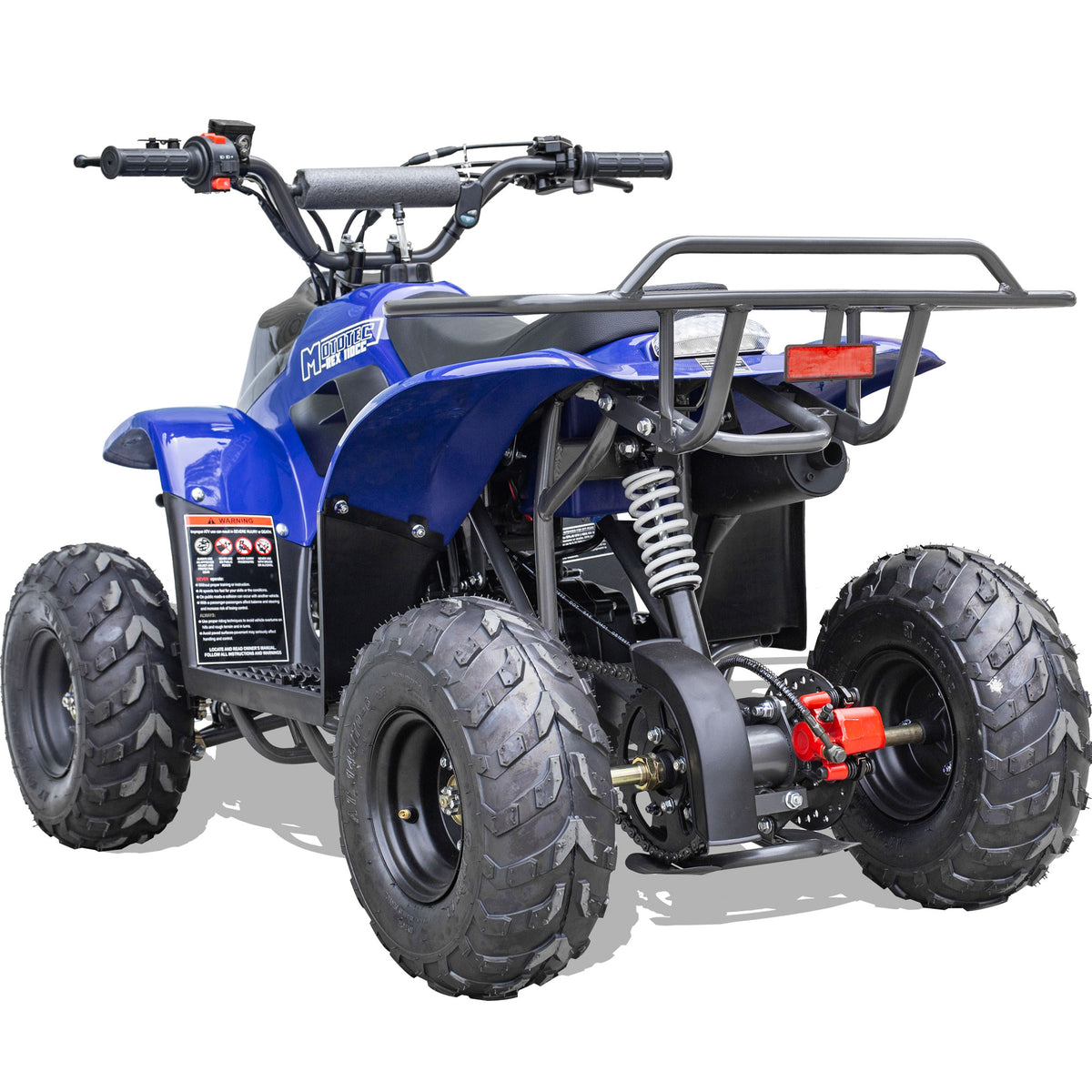 MotoTec Rex 110cc 4-Stroke Kids Gas ATV Blue - view 8