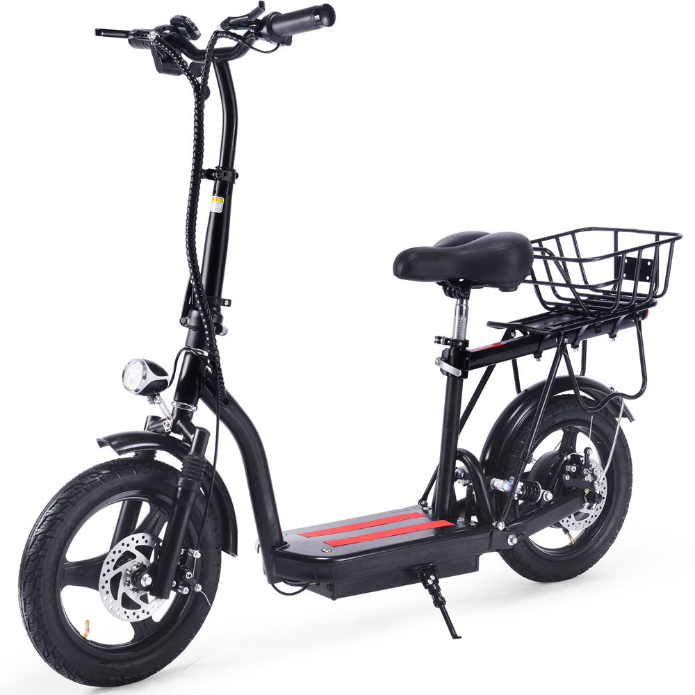 MotoTec Cruiser 48V 350W Lithium Electric Scooter Black - view 7
