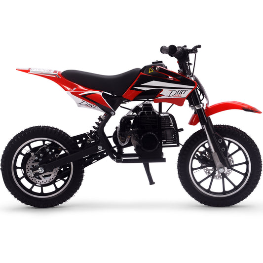 MotoTec Big Alien 50cc 2-Stroke Kids Gas Dirt Bike Red - view 2