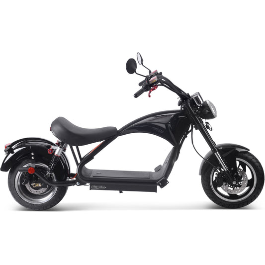 MotoTec Lowboy 60V 20Ah 2500W Lithium Electric Scooter Black - view 2