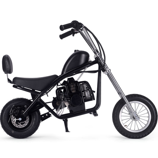 MotoTec 49cc Gas Mini Chopper V2 Black - view 2
