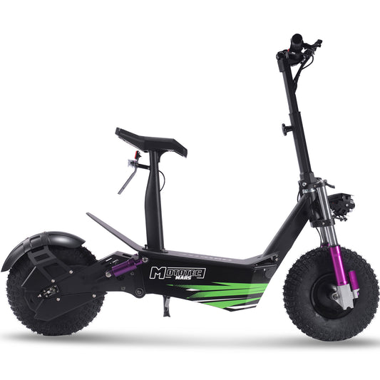 MotoTec Mars 48V 2500W Electric Scooter Black - view 2