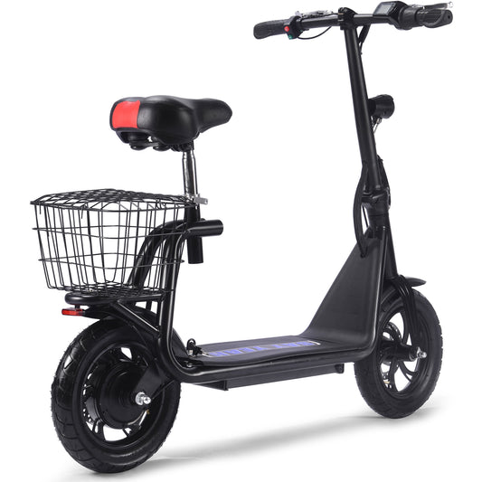 MotoTec Metro 36V 500W Lithium Electric Scooter Black - view 2