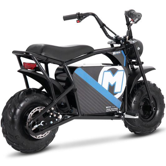 MotoTec 48V 1000W Electric Mini Bike Black - view 2