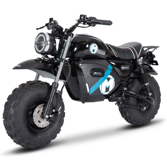 MotoTec 60V 1500W Electric Mini Bike Lithium Black - view 2
