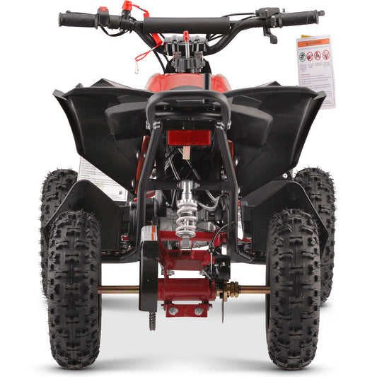 MotoTec Renegade 40cc 4-Stroke Kids Gas ATV Red - view 2