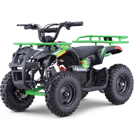 MotoTec 36V 500W Sonora Kids ATV Green - view 2