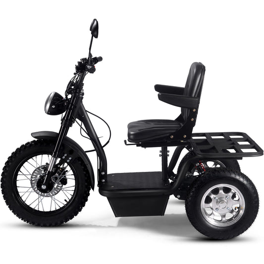 MotoTec Electric Trike 60V 1800W Black - view 2