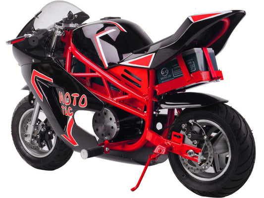 MotoTec 36V 500W Electric Pocket Bike GT Red - view 2
