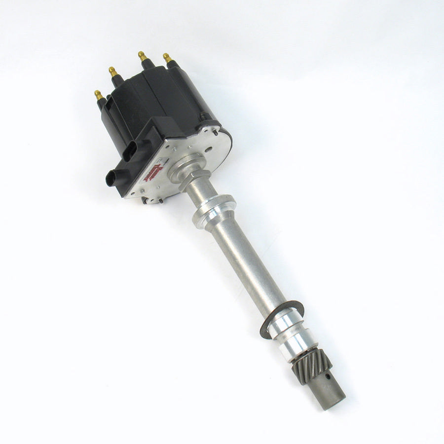 Pertronix Ignition Distributor - Flame-Thrower EST - Magnetic Pickup - Electronic Advance - HEI Style Terminal - Black