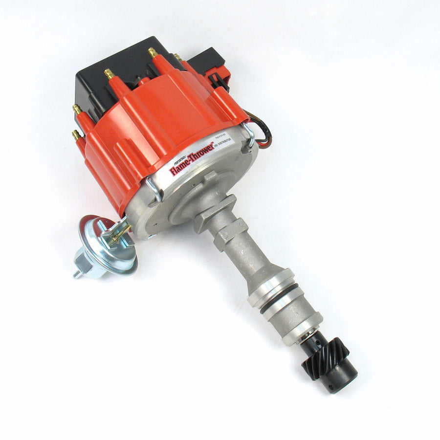 Pertronix Ignition Distributor - Flame-Thrower Street / Strip - Magnetic Pickup - Vacuum / Mechanical Advance - HEI