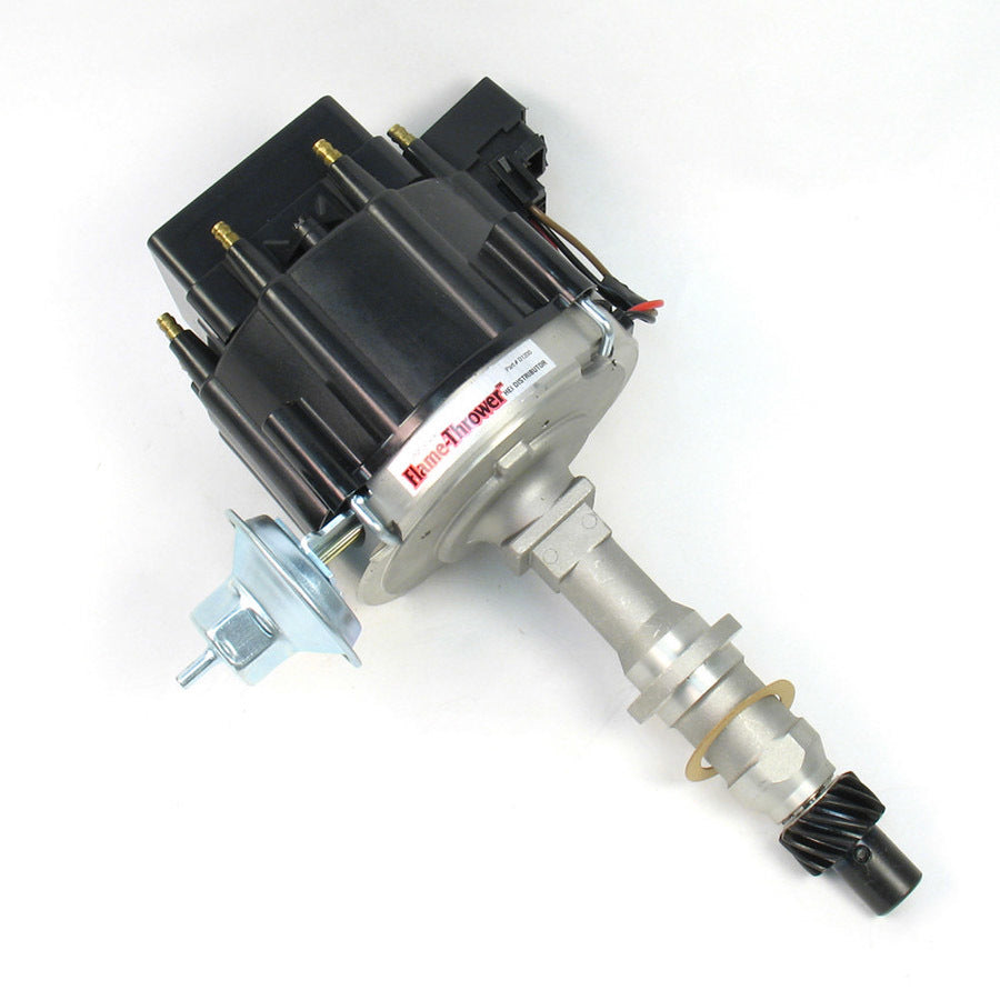 Pertronix Ignition Distributor - Flame-Thrower HEI - Magnetic Pickup - Vacuum / Mechanical Advance - HEI Style