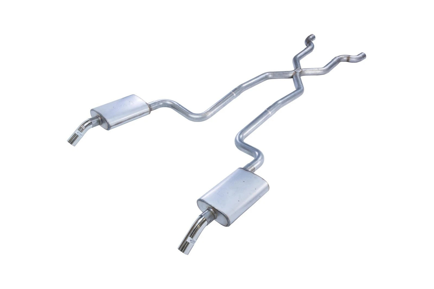 Pypes Performance Exhaust Exhaust System - Header-Back - 2.5 in Diameter - 2.5 in Tips - Stainless - Polished - Chevy