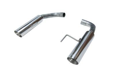Pypes Performance Exhaust Exhaust System - Pype Bomb - Axle-Back - 2.5 in Diameter - 4 in Tips - Stainless - Chrome -