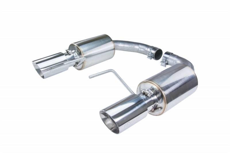 Pypes Performance Exhaust Exhaust System - Street Pro Touring - Axle-Back - 2.5 in Diameter - 3 in Tips - Stainless -