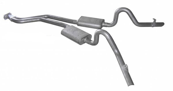 Pypes Performance Exhaust Exhaust System - Race Pro - Cat-Back - 3 in Diameter - Stainless - GM G-Body 1978-88 - Kit