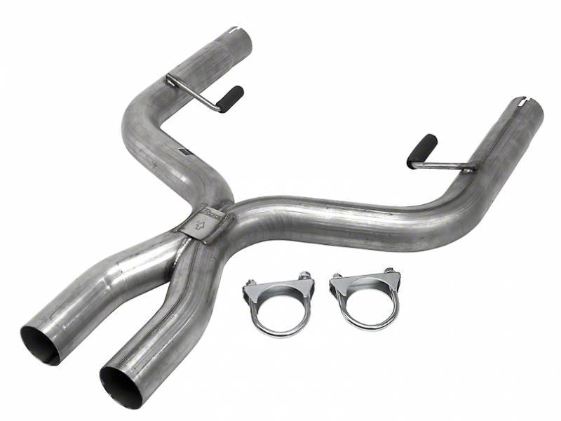 Pypes Performance Exhaust Exhaust X-Pipe - 2.5 in Diameter - Stainless - Natural - Ford V6 - Ford Mustang - 2005-10 -