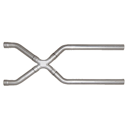 Pypes Performance Exhaust Exhaust X-Pipe - 3 in Diameter - Stainless - Natural - Universal - Each