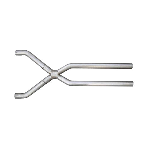 Pypes Performance Exhaust Exhaust X-Pipe - Tunnel Crossover - 2.5 in Diameter - Stainless - Natural - Universal - Each