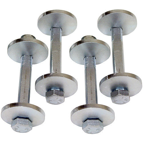 Qa1 Trailing Arm Hardware - Camber Adjustable - 4.278 in Long - 1/2-13 in Thread - Hex Head - Steel - Zinc Oxide -