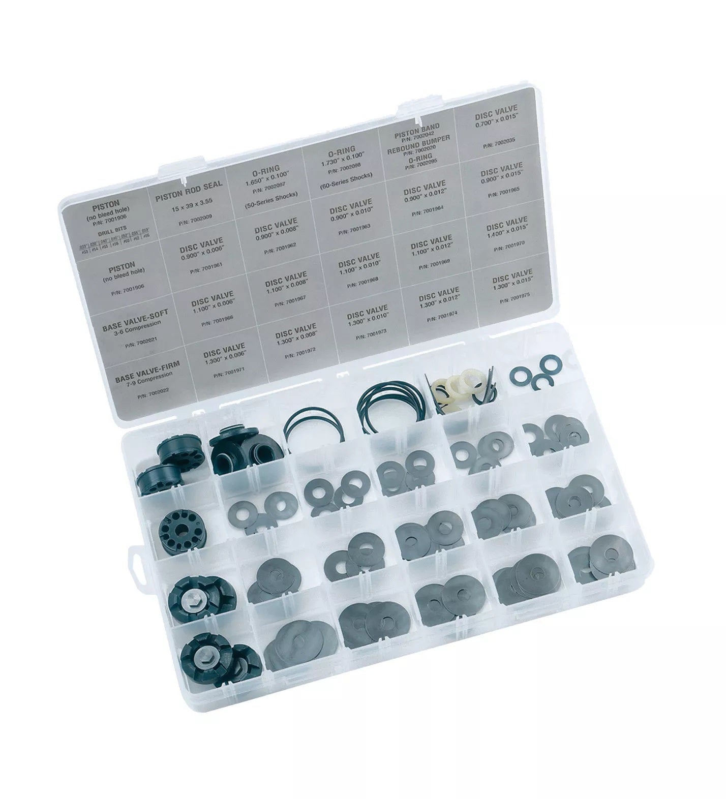 Qa1 Shock Valve - Disc - 0.750 x 0.008 in - Steel QA1 Shocks - Set of 8