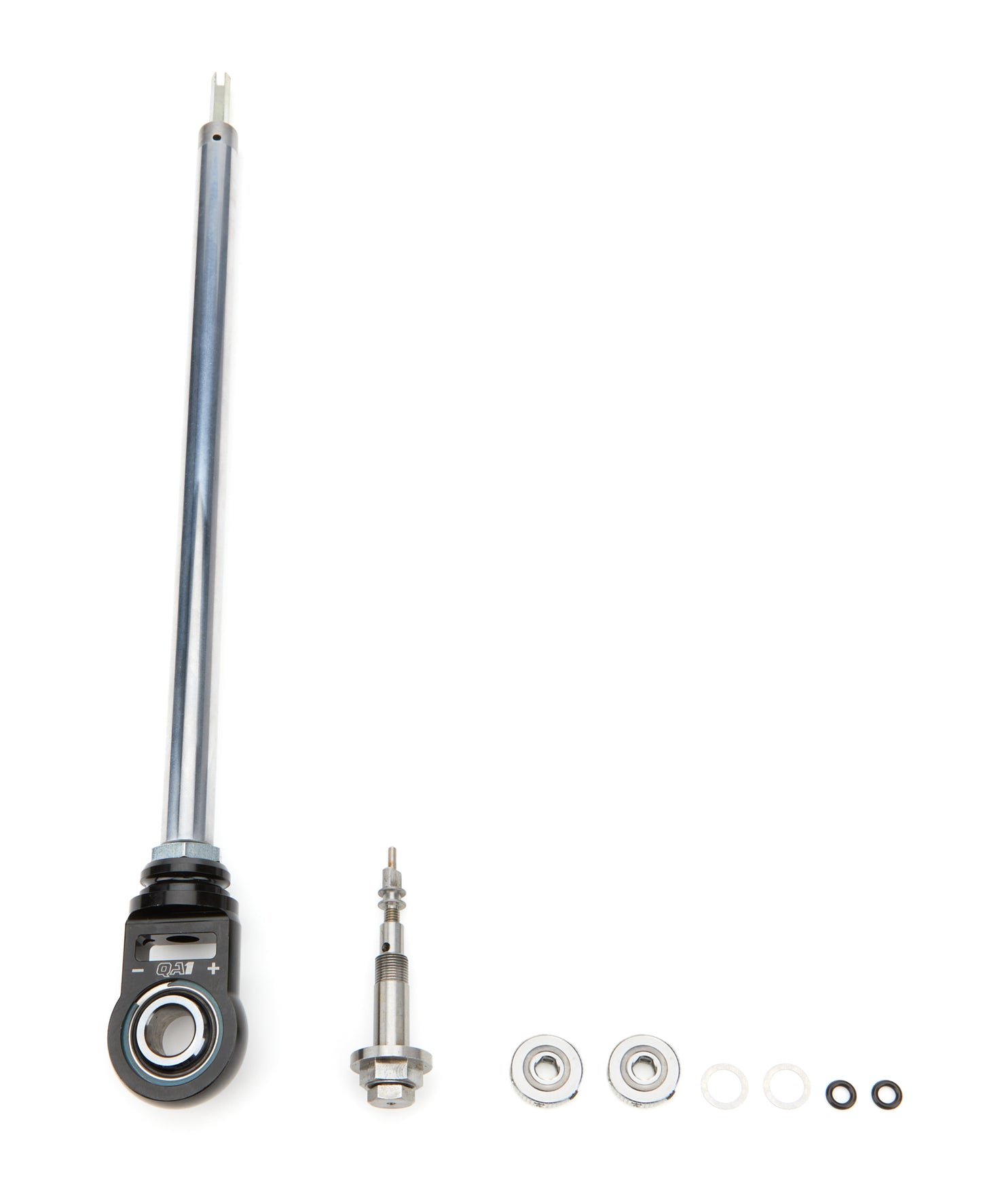 Qa1 Shock Shaft - 9 in Stroke - Bleeder Included - Steel - Chrome Plated - QA1 Shocks - Each