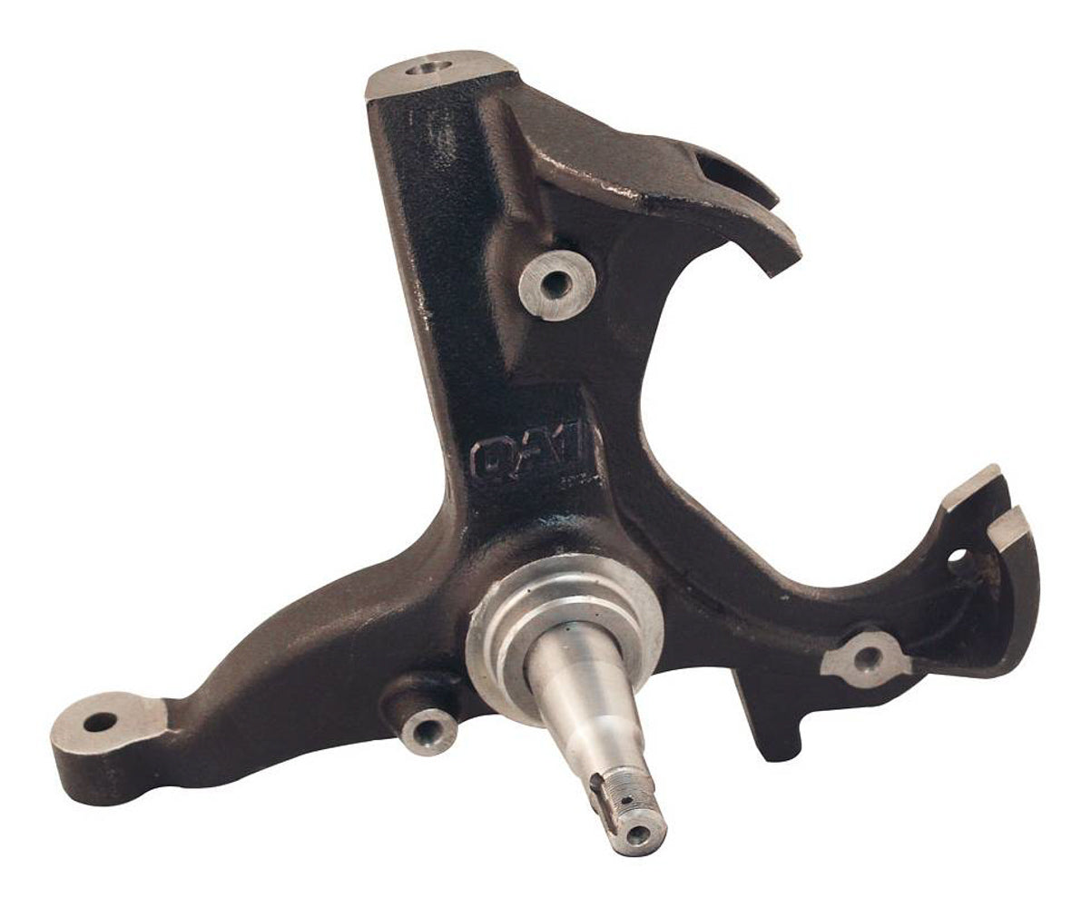 Qa1 Spindle - Stock Pin Height - Driver Side - Iron - Black Paint - GM B-Body 1980-90 - Each