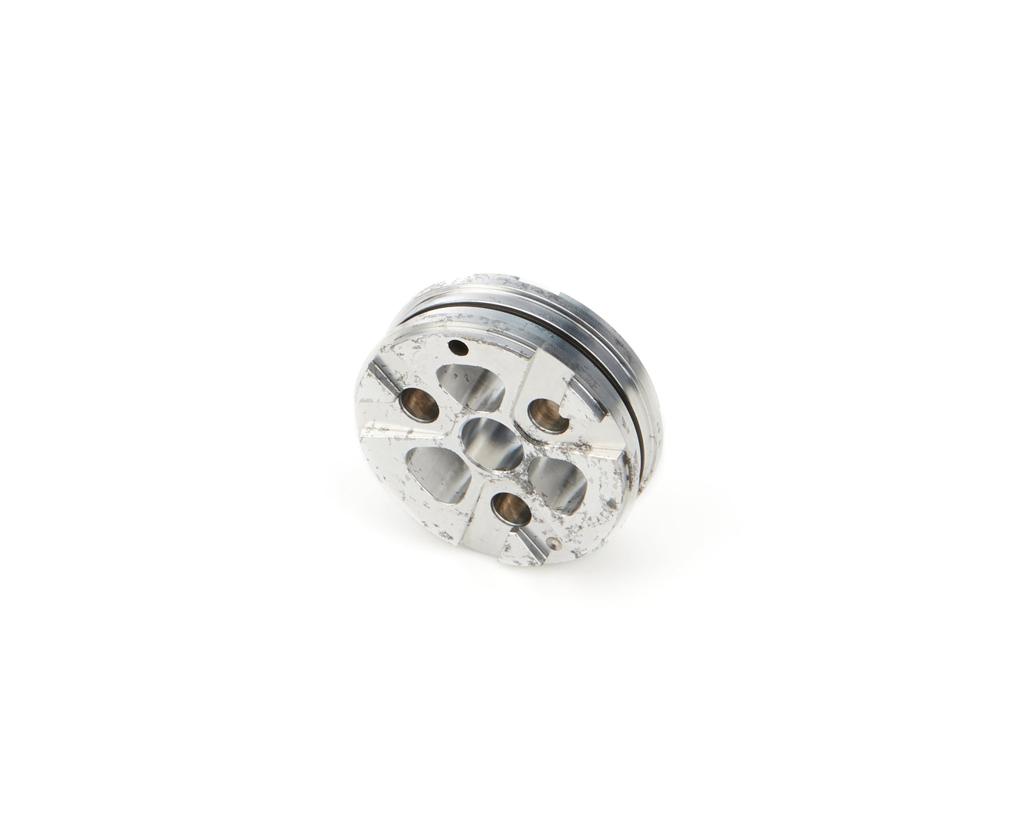 Qa1 Shock Piston - Linear / Digressive - 10 mm ID - 46 mm OD - Aluminum - Clear Anodized - Each