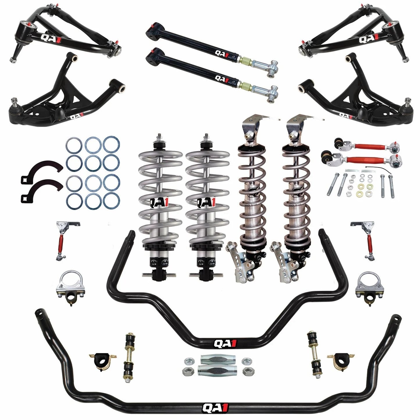 Qa1 Suspension Handling Kit - Level 2 - Bearings / Coil-Over System / Control Arms / Shocks / Sway Bars / Tie Rod
