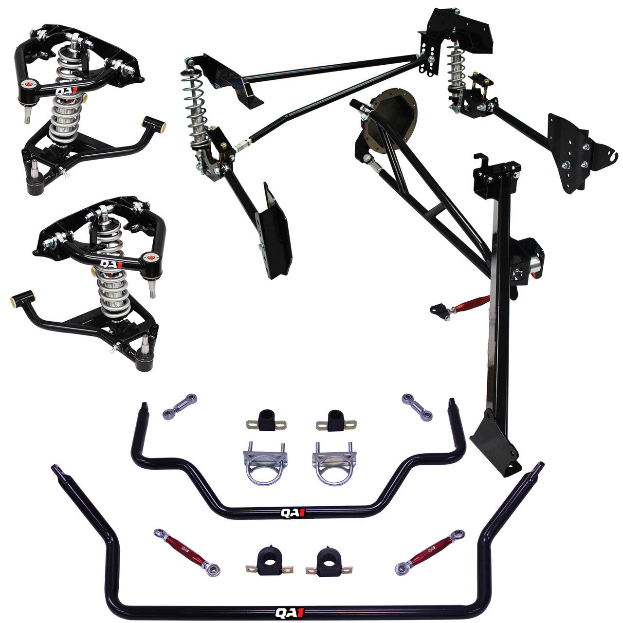 Qa1 Suspension Handling Kit - Level 3 - Braces / Coil-Over System / Control Arms / Hardware / Sway Bars / Trailing