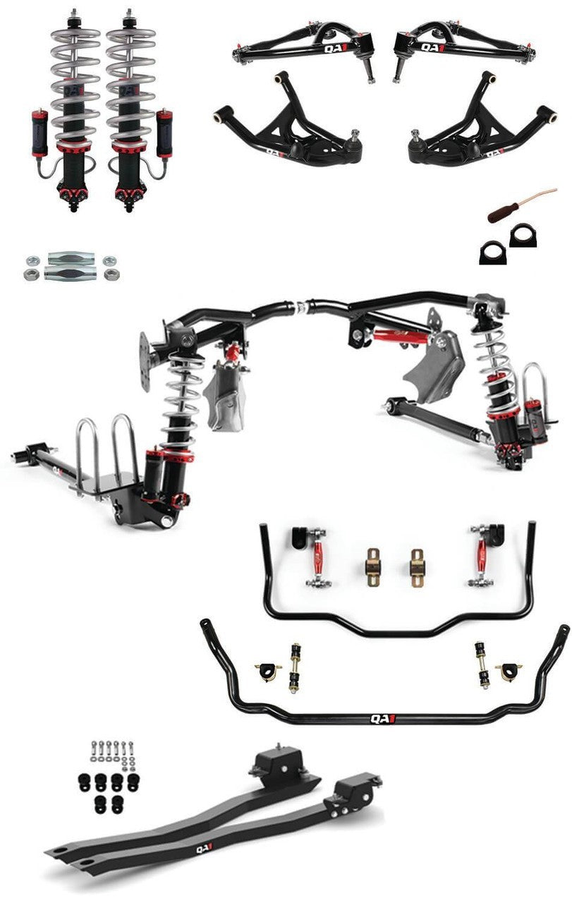 Qa1 Suspension Handling Kit - Level 3 - Bearings / Coil-Over System / Control Arms / Shocks / Sway Bars / Tie Rod