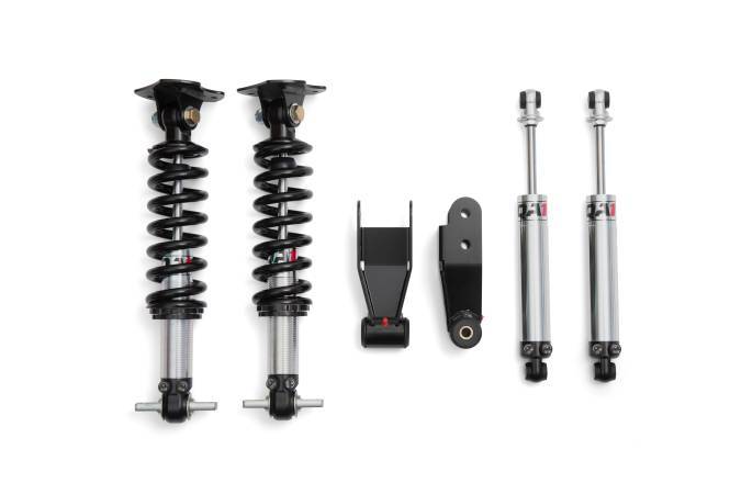 Qa1 Lowering Kit - 3 in Front / 3 in Rear - Double Adjustable - Shocks / Struts / Shackles / Hardware - 4WD - GM