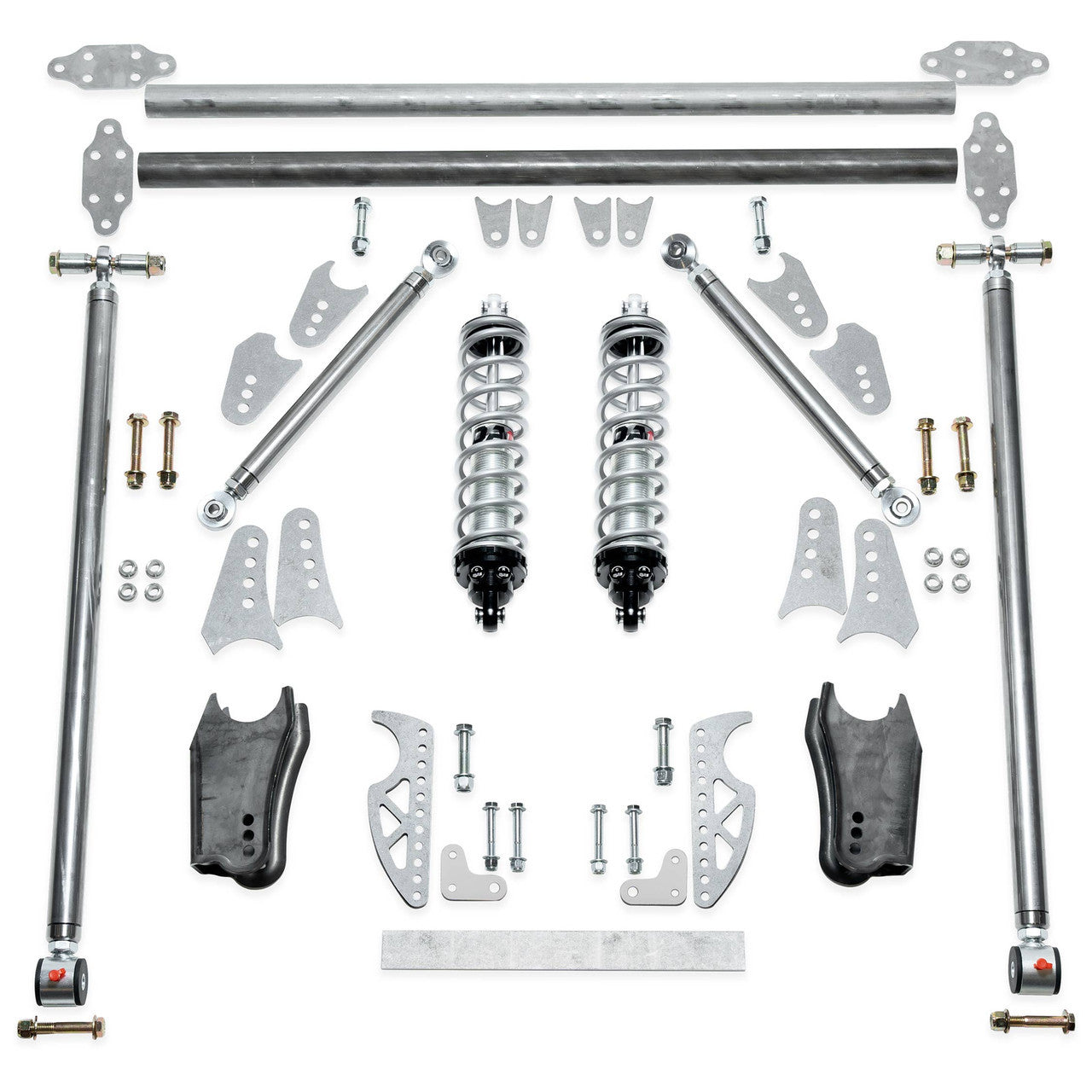Qa1 Suspension Handling Kit - 4-Link System - Double Adjustable - 170 lb/in Spring Rate - Brackets / Crossmember /