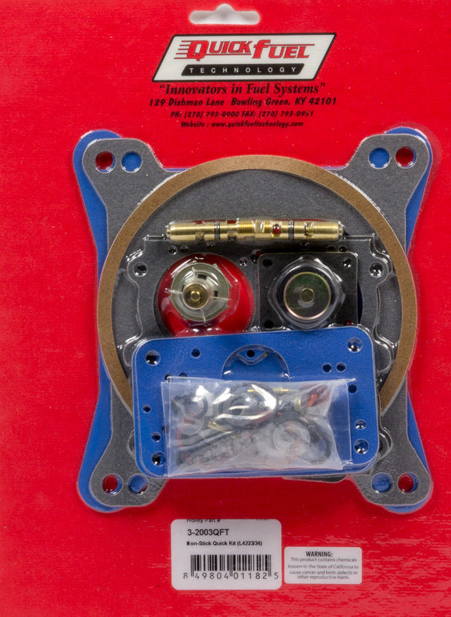 Quick Fuel Technology Carburetor Rebuild Kit - Performance - Holley 4223 / 4224 / Quick Fuel Carburetors - Gas - Kit