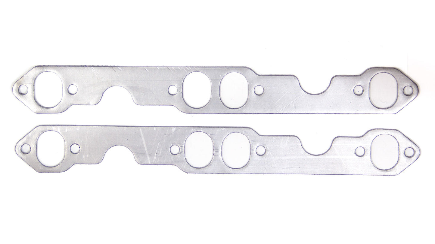 Remflex Exhaust Gaskets Exhaust Header / Manifold Gasket - 1.250 x 1.625 in Oval Port - Graphite - Small Block Chevy -