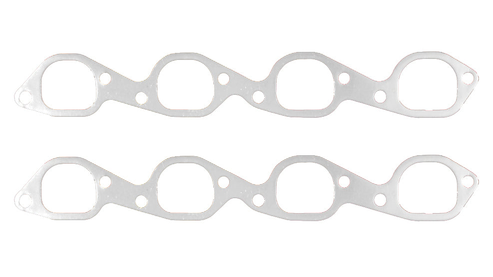 Remflex Exhaust Gaskets Exhaust Header / Manifold Gasket - 2.281 x 1.969 in D Port - Graphite - Big Block Chevy - Pair