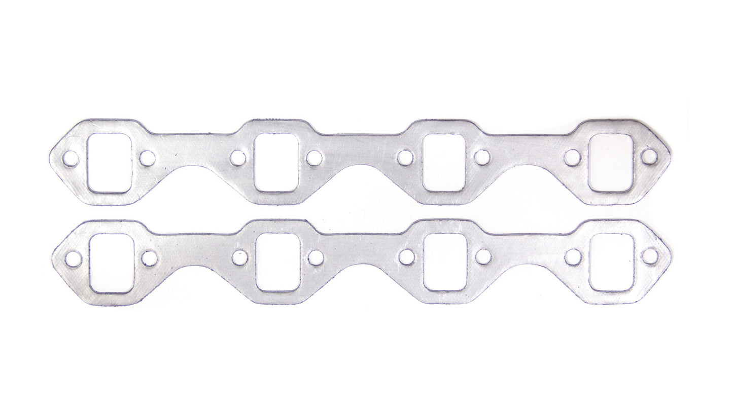 Remflex Exhaust Gaskets Exhaust Header / Manifold Gasket - 1.125 x 1.500 in Rectangular Port - Graphite - Small Block