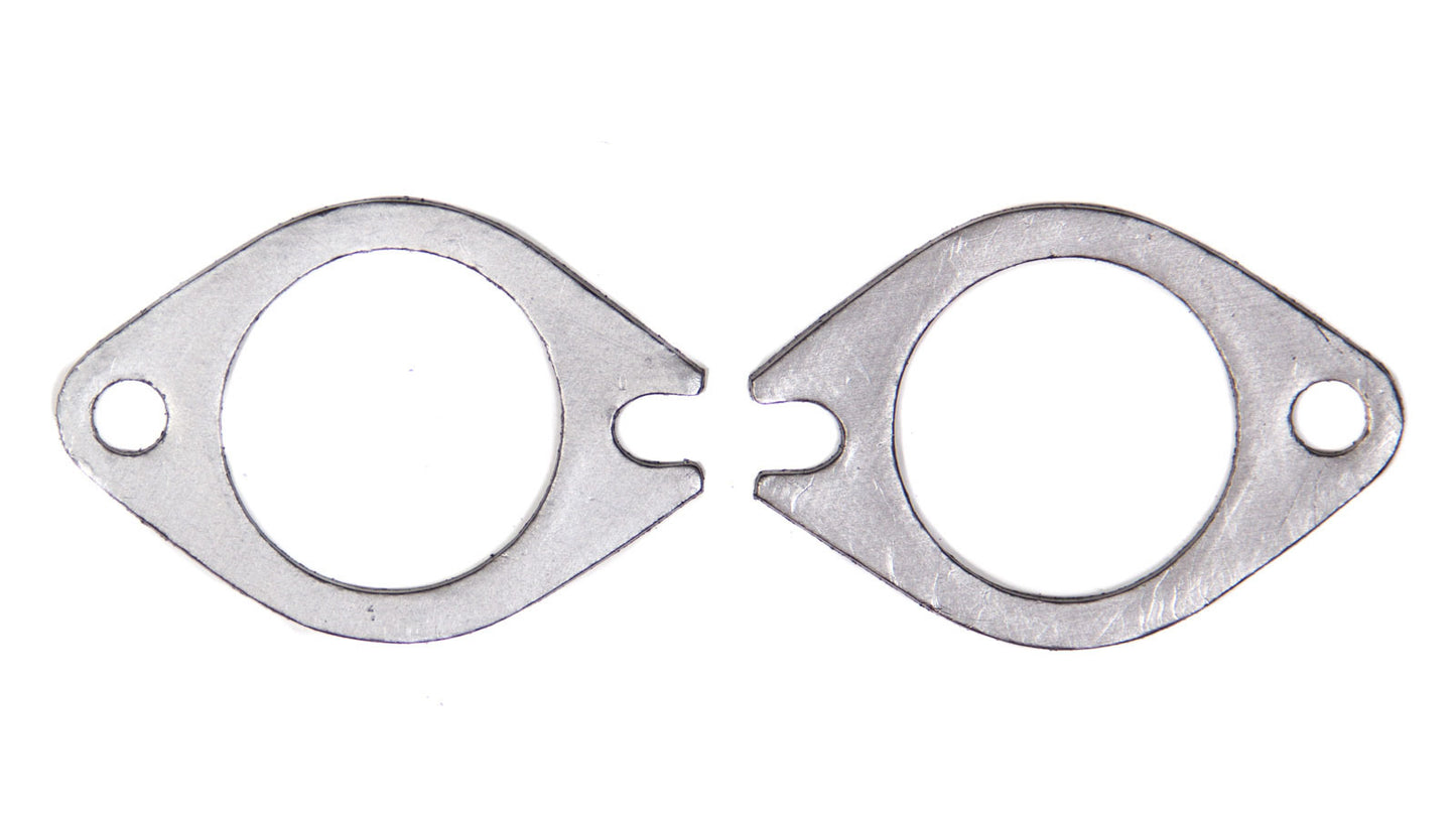 Remflex Exhaust Gaskets Collector Gasket - 0.125 in Thick - 2.25 in Diameter - 2-Bolt - Graphite - Pair