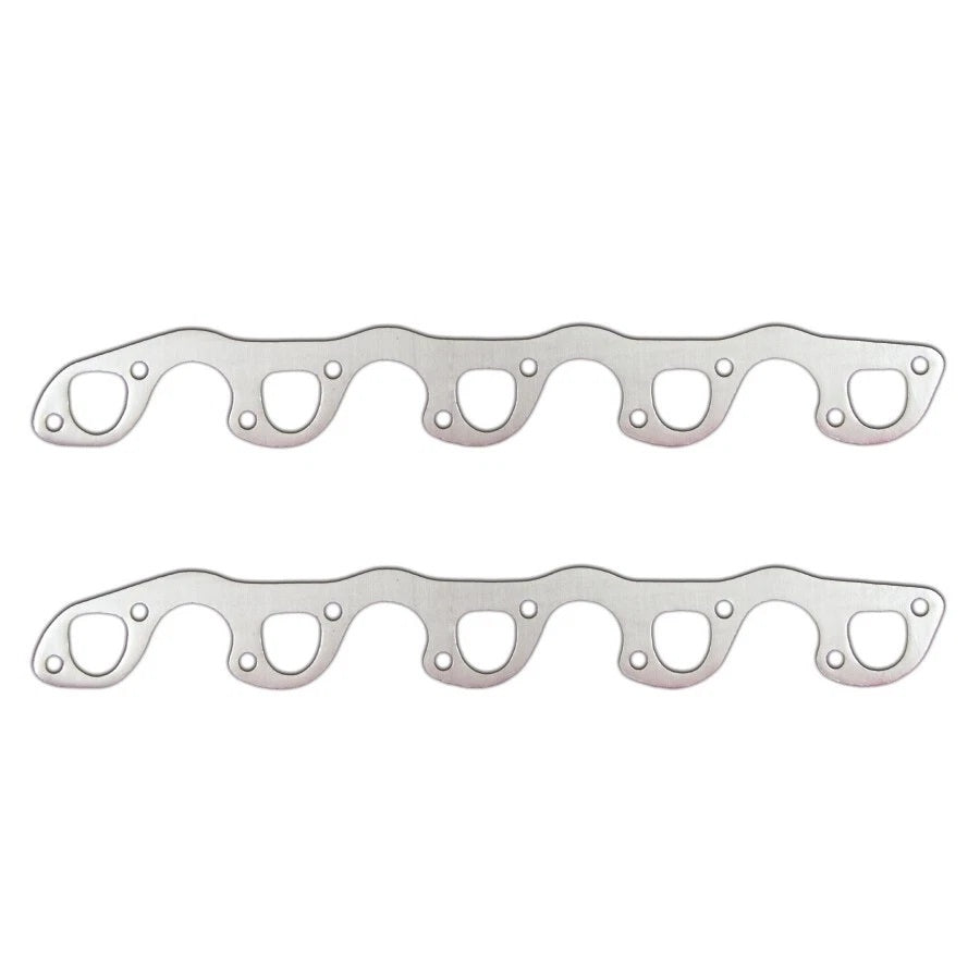 Remflex Exhaust Gaskets Exhaust Header / Manifold Gasket - 1.375 x 1.438 in D Port - Graphite - Mopar V10 - Pair