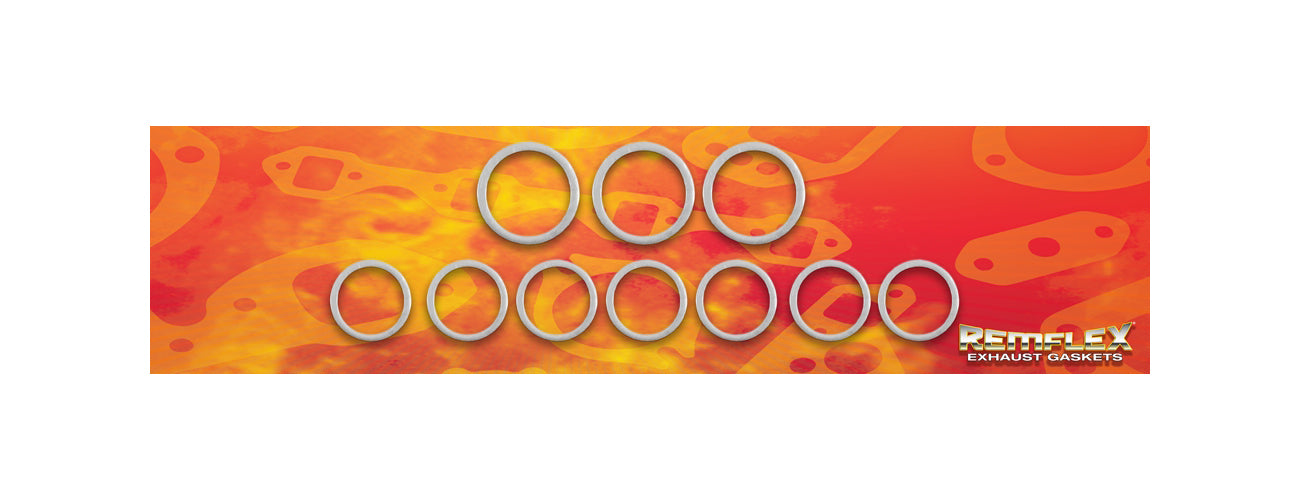 Remflex Exhaust Gaskets Exhaust Header / Manifold Gasket - 1.500 in ID x 1.875 in OD Crossover Pipe - 1.406 in ID x