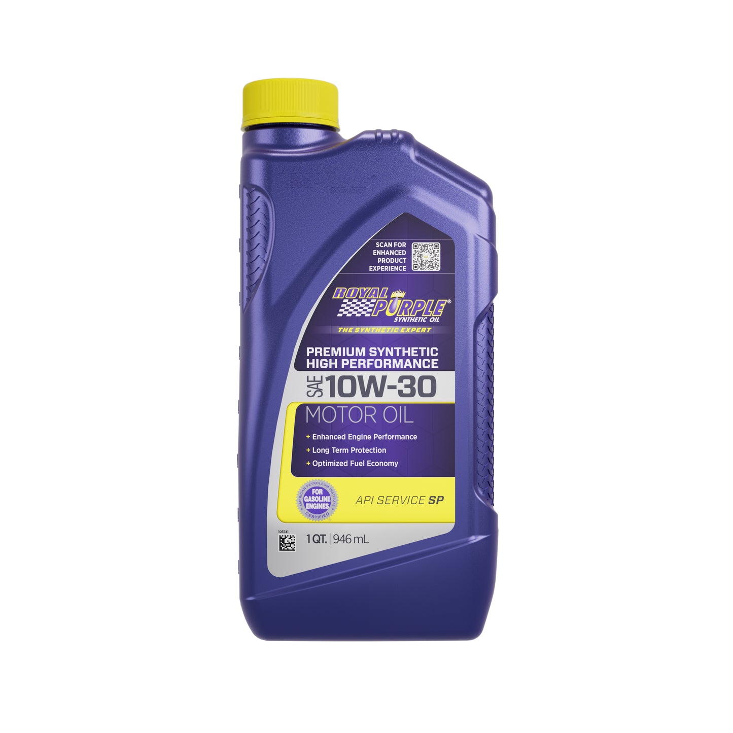 Royal Purple Motor Oil - High Performance - 10W30 - Synthetic - 1 qt Bottle - Set of 6