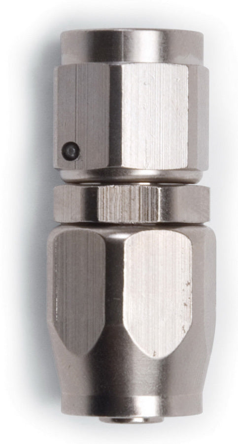 Russell Fitting - Hose End - Full Flow - Straight - 6 AN Hose to 6 AN Female - Aluminum - Nickel Anodized - Each