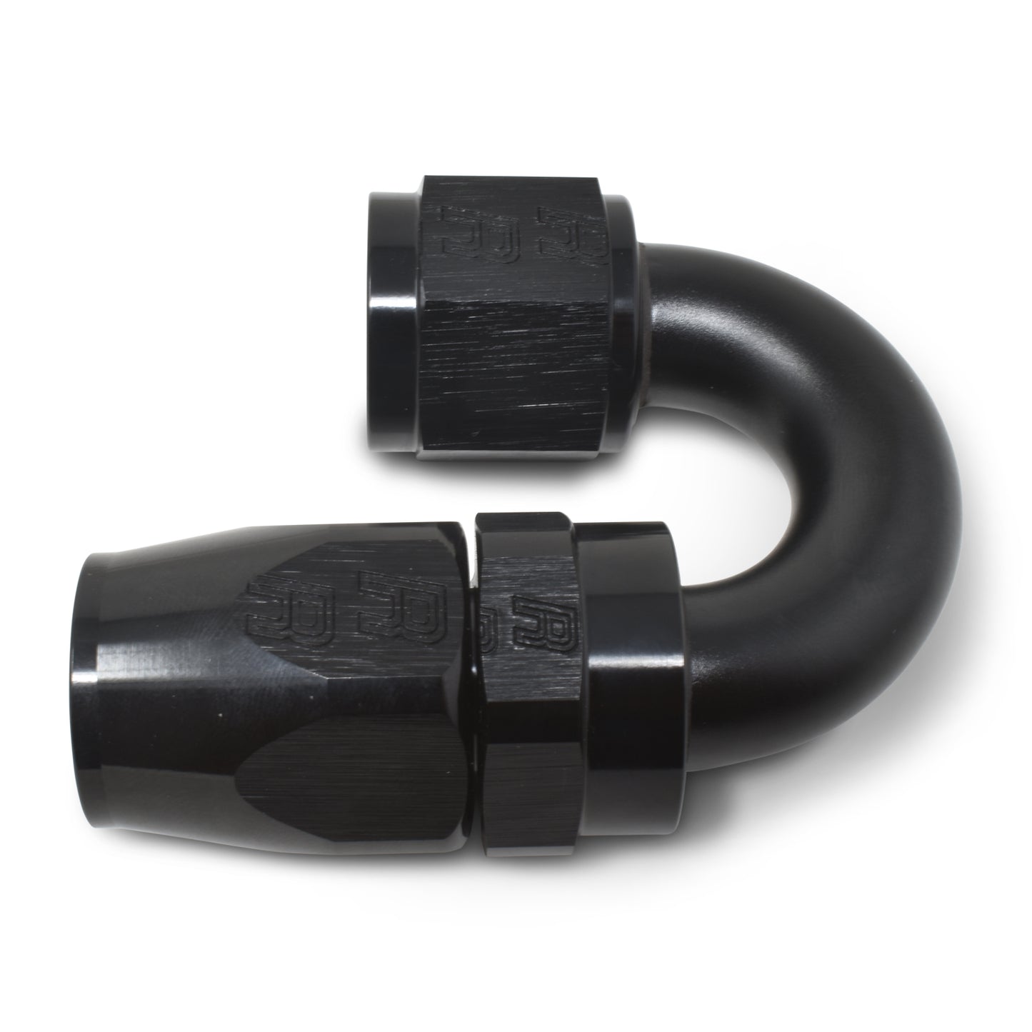 Russell Fitting - Hose End - Full Flow - 180 Degree - Tight Radius - 6 AN Hose to 6 AN Female Swivel - Aluminum -