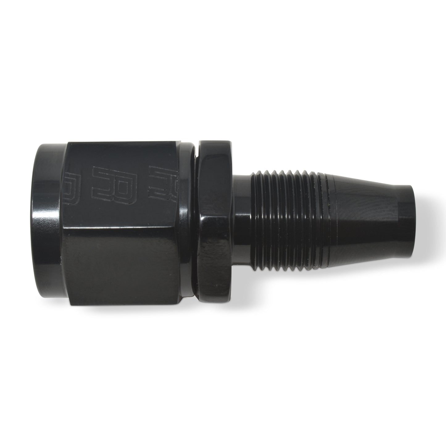 Russell Fitting - Hose End - ProClassic - Straight - 6 AN Hose End to 6 AN Female - Swivel - Aluminum - Black Anodized