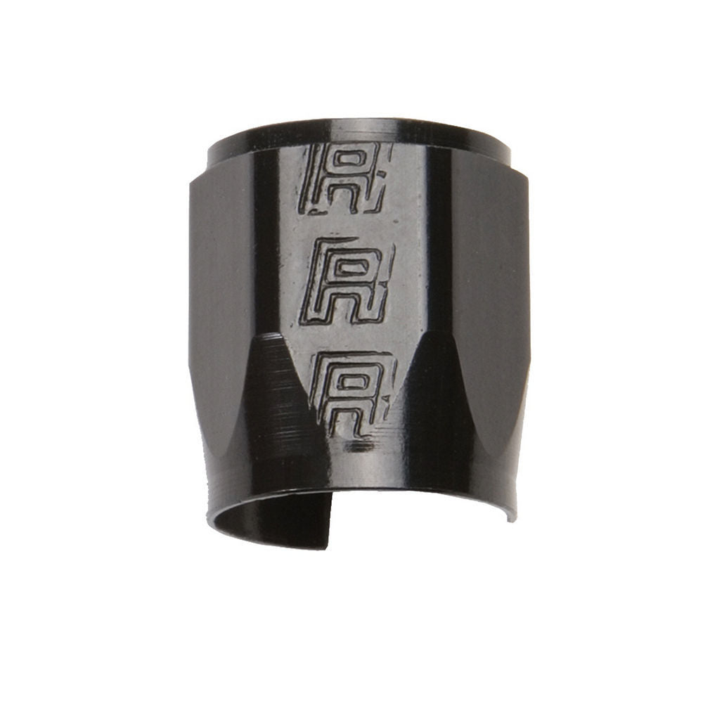 Russell Hose Clamp - Worm Gear - Tube Seal - 6 AN Hose - Hex - Aluminum - Black Anodized - Each