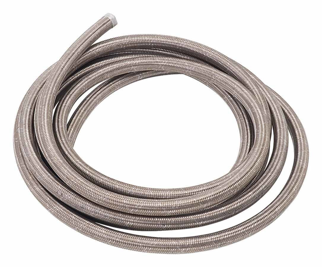 Russell Hose - Proflex - 4 AN - 6 ft - Braided Stainless / Rubber - Natural - Each